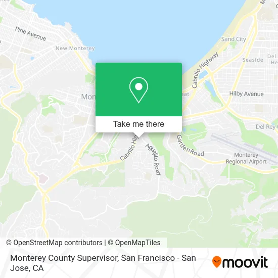 Monterey County Supervisor map