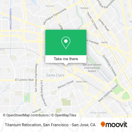 Titanium Relocation map