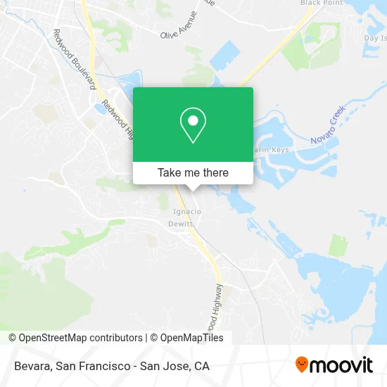 Bevara map