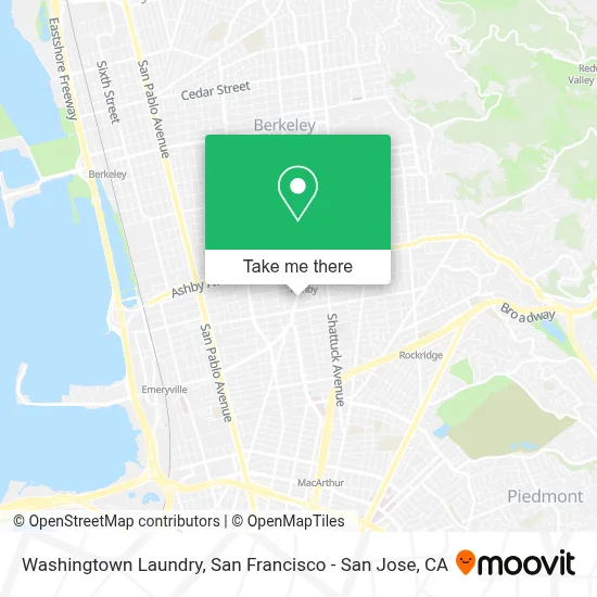 Washingtown Laundry map