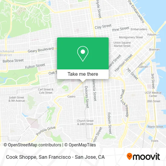 Cook Shoppe map