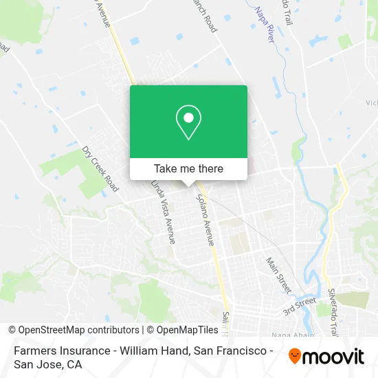 Farmers Insurance - William Hand map