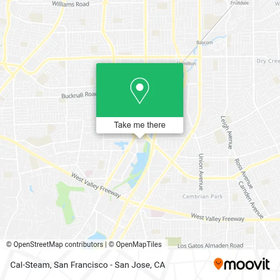 Cal-Steam map