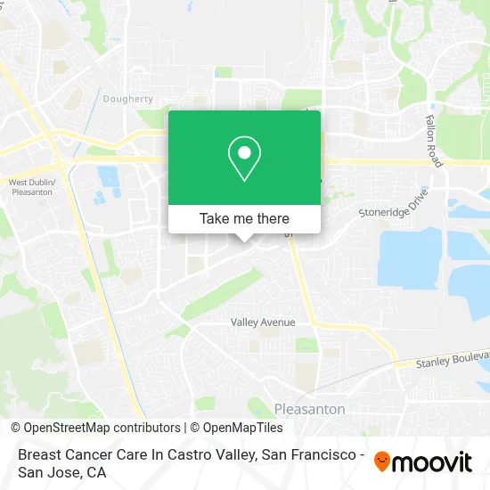 Breast Cancer Care In Castro Valley map