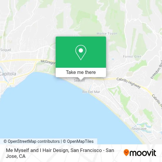 Me Myself and I Hair Design map