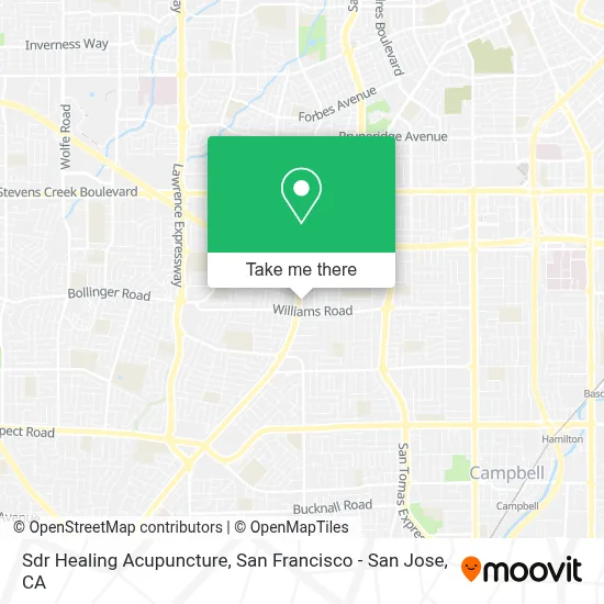 Sdr Healing Acupuncture map