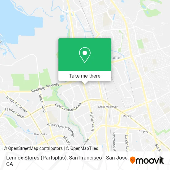 Lennox Stores (Partsplus) map
