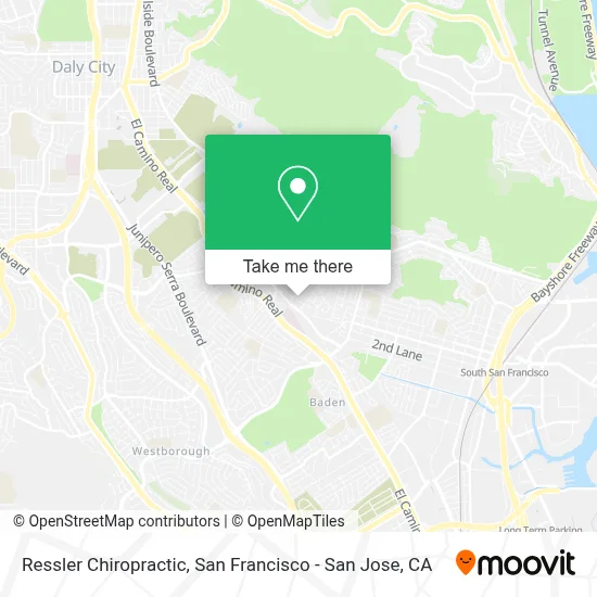 Ressler Chiropractic map