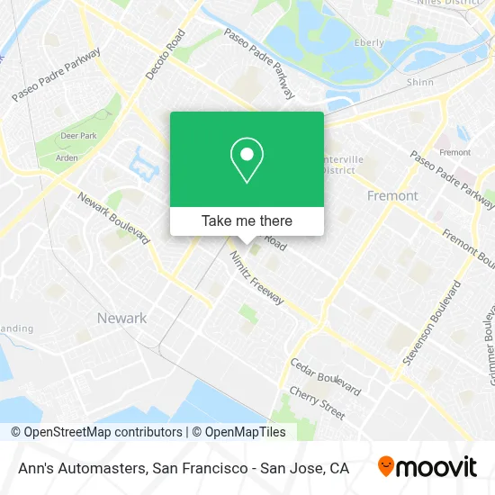 Ann's Automasters map