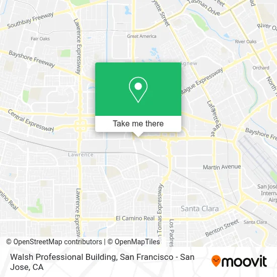 Walsh Professional Building map