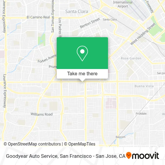 Goodyear Auto Service map