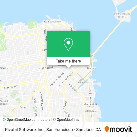 Pivotal Software, Inc. map