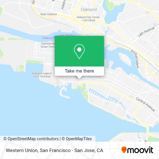 Western Union map