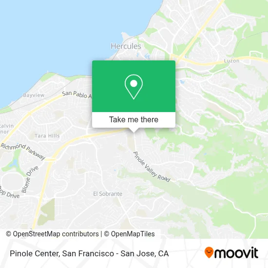 Pinole Center map
