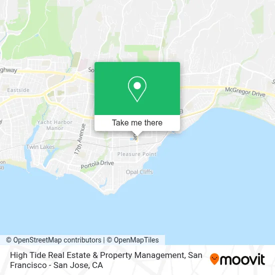 High Tide Real Estate & Property Management map