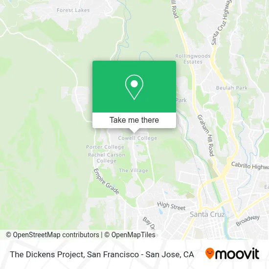 The Dickens Project map