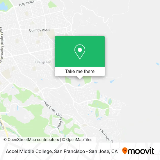 Accel Middle College map