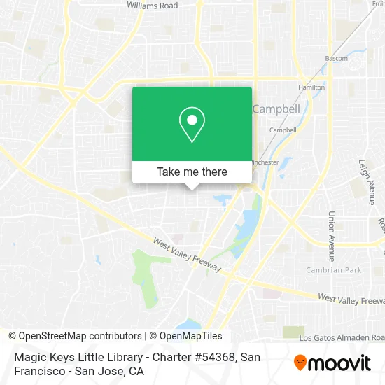 Magic Keys Little Library - Charter #54368 map