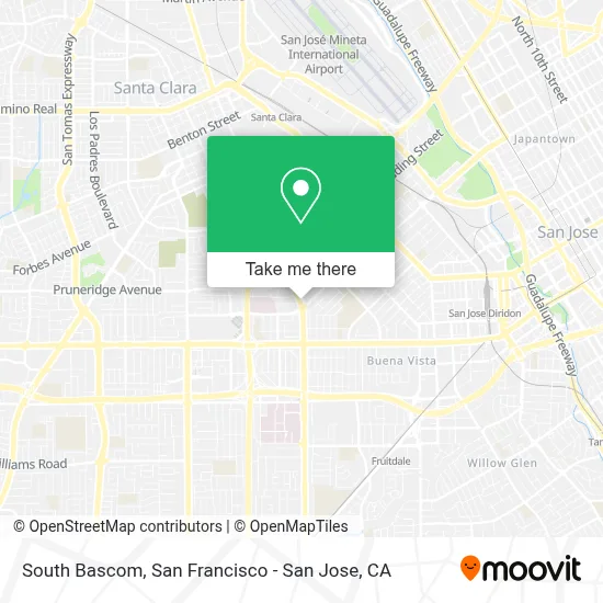 South Bascom map