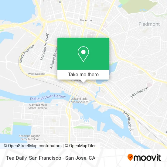 Tea Daily map