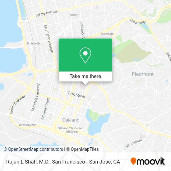 Rajan L Shah, M.D. map