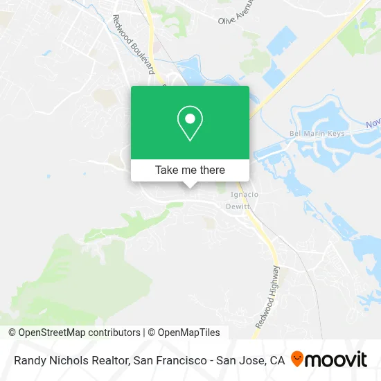 Randy Nichols Realtor map