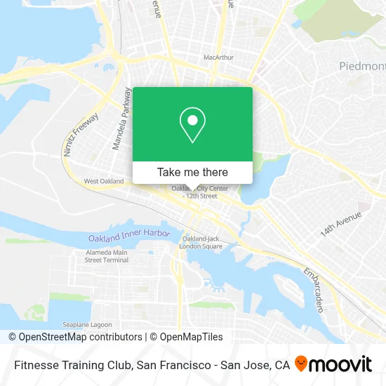 Fitnesse Training Club map