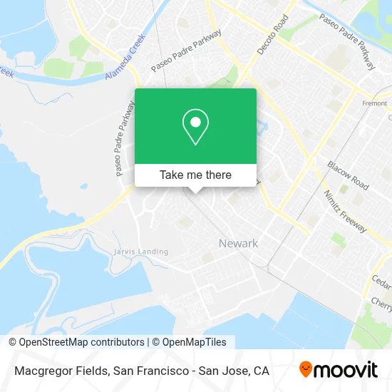 Macgregor Fields map