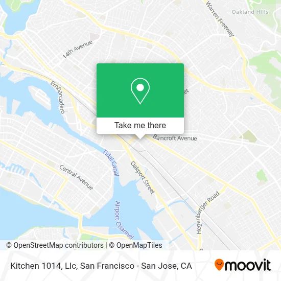 Kitchen 1014, Llc map