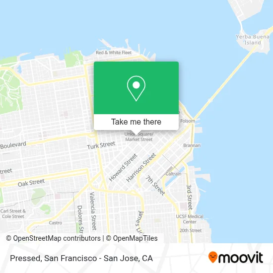 Pressed map