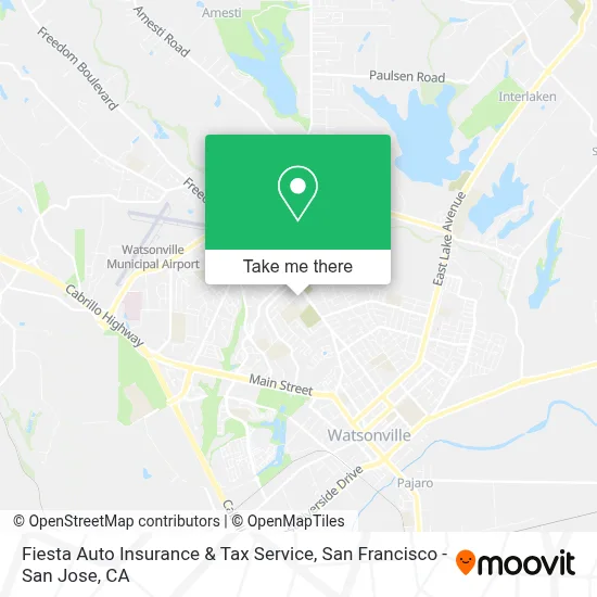 Fiesta Auto Insurance & Tax Service map