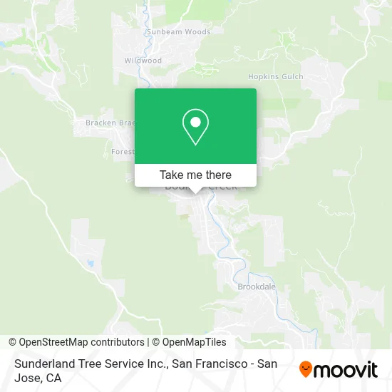 Sunderland Tree Service Inc. map
