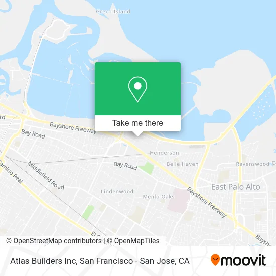 Atlas Builders Inc map