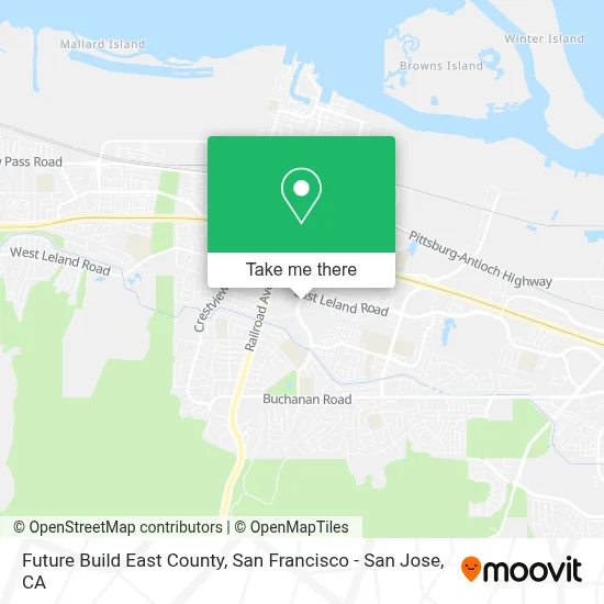 Future Build East County map