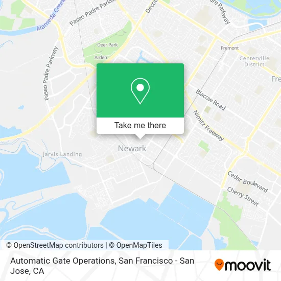 Automatic Gate Operations map