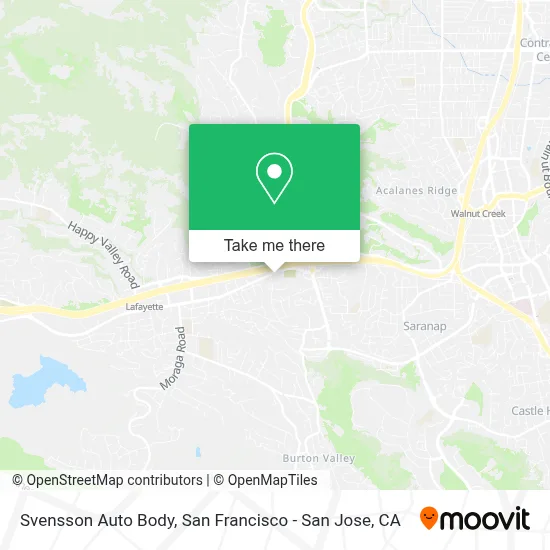 Svensson Auto Body map