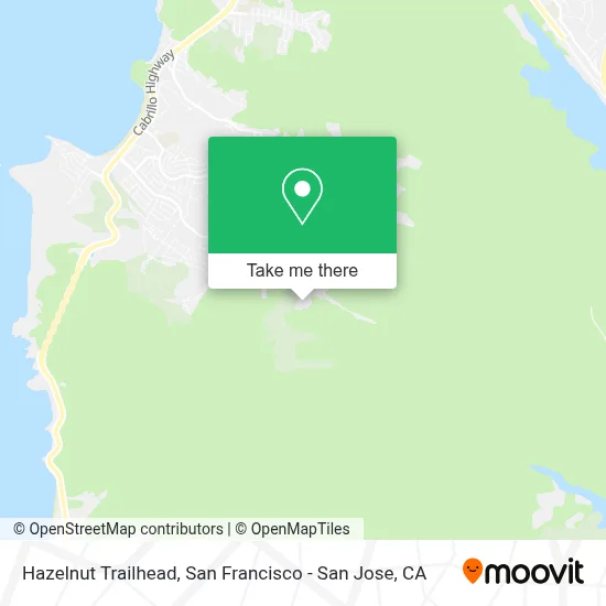Hazelnut Trailhead map