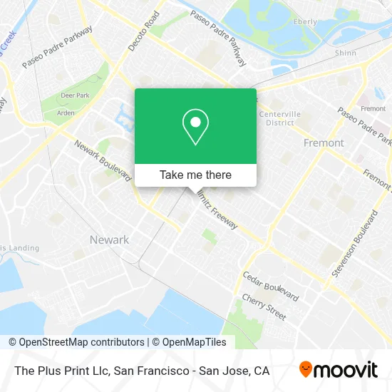 The Plus Print Llc map