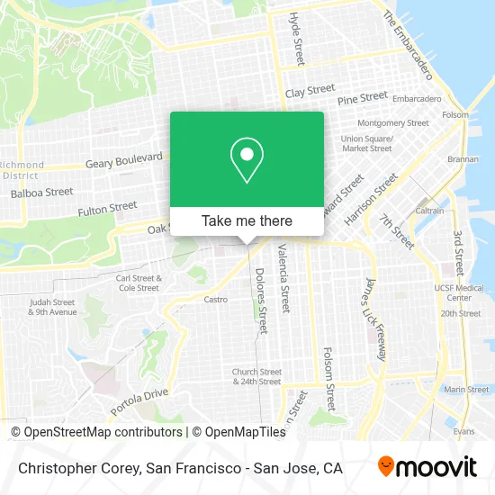 Christopher Corey map