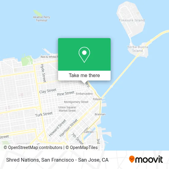 Shred Nations map