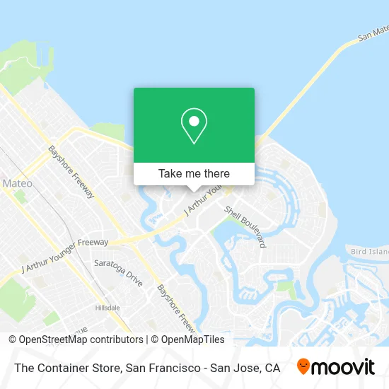 The Container Store map