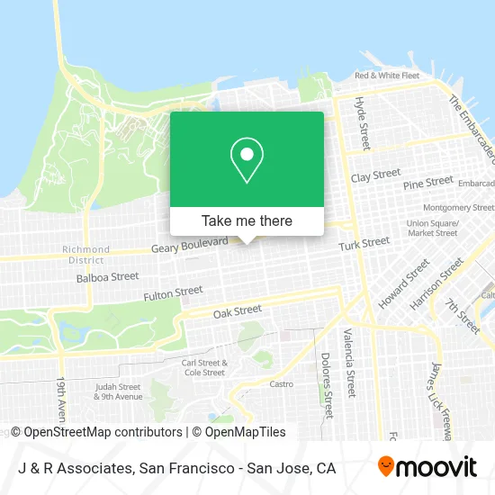 J & R Associates map