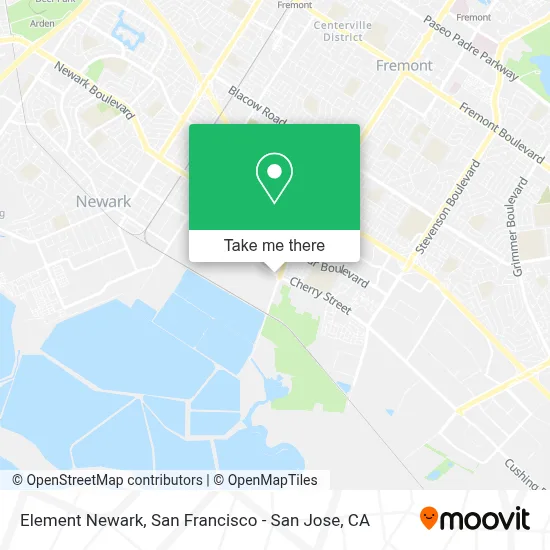 Element Newark map