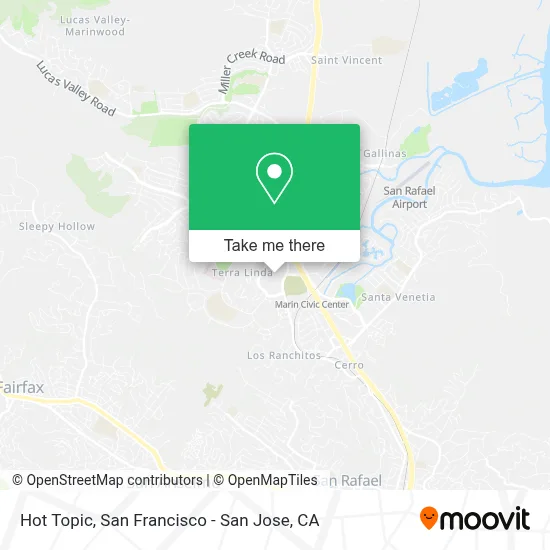Hot Topic map