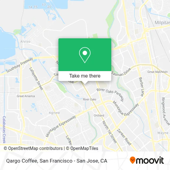 Qargo Coffee map