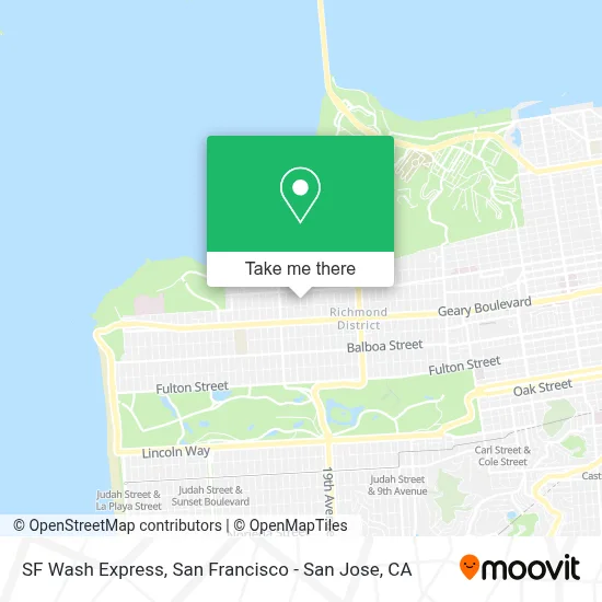 SF Wash Express map