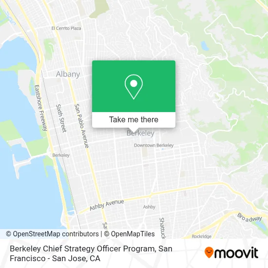 Berkeley Chief Strategy Officer Program map