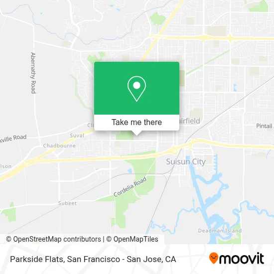 Parkside Flats map