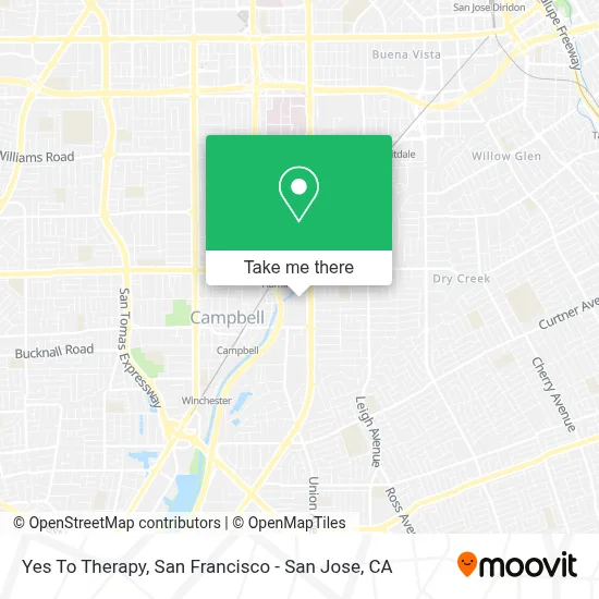 Yes To Therapy map