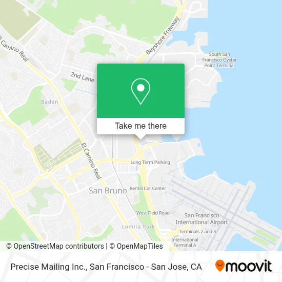 Precise Mailing Inc. map